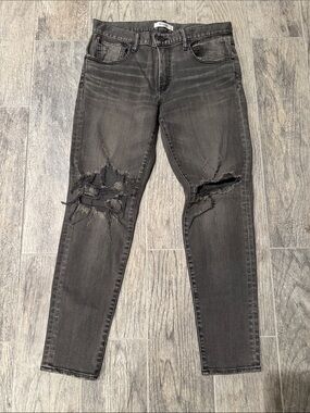 Moussy Black Distressed Skinny Jeans